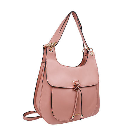 Bolsa de mano sintetica color palo de rosa l Crabtree Graszie